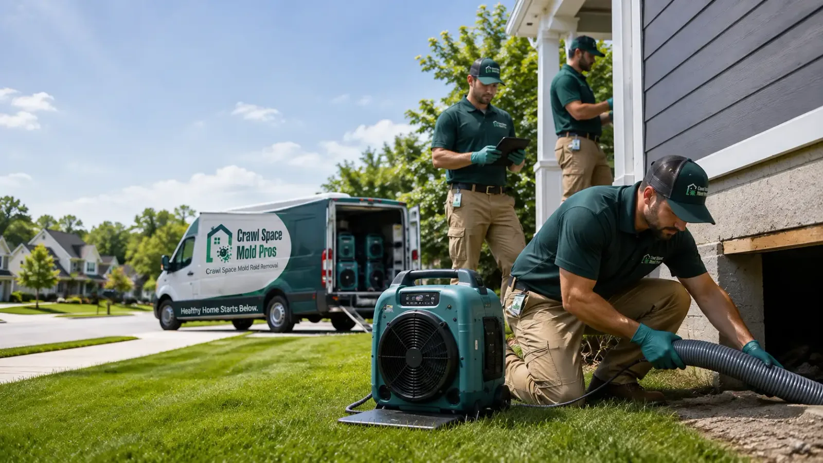 Crawl Space Mold Removal in Cameron, OH